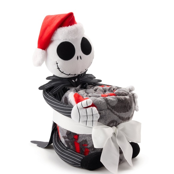 Disney’s The Nightmare Before Christmas Jack Skellington Pillow Buddy & Throw Se - Picture 1 of 6